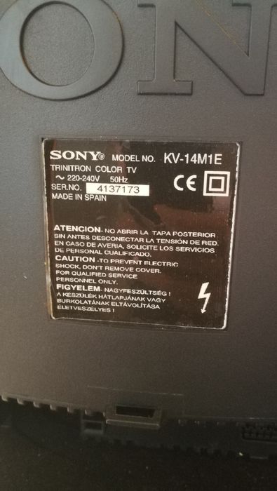 TV Sony triniton kv-14M1E