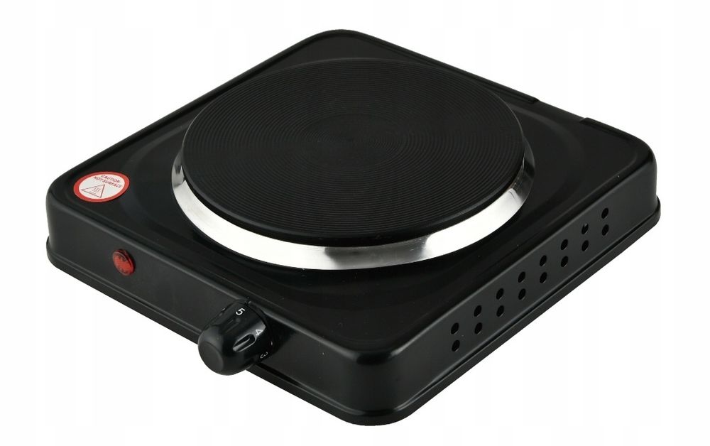 Kuchenka elektryczna jednopalnikowa.