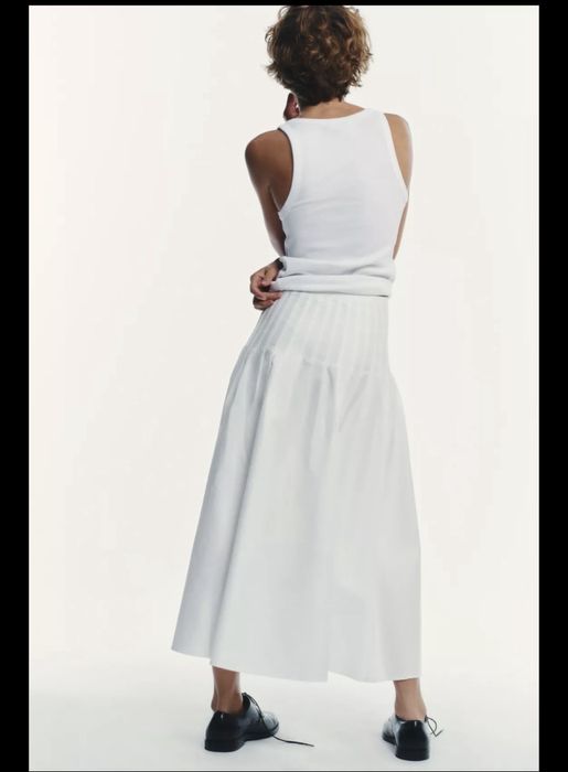 Spodnica biała zara