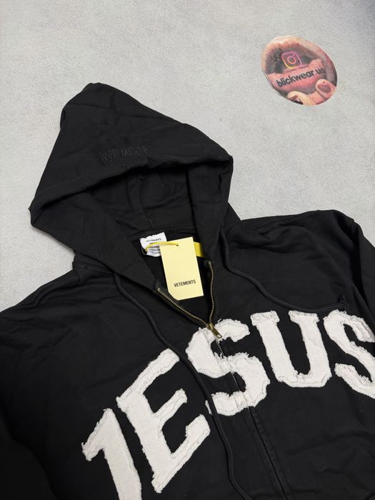 Зип худи Vetements JESUS CHRIST ZIP UP 2026 balenciaga rick owens project gr protocol index gucci