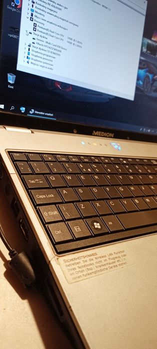 Medion laptop do internetu pracy nauki na prawo jazdy