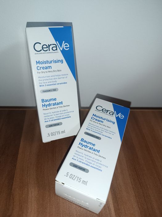 2 kremy Cerave Moisturising Cream