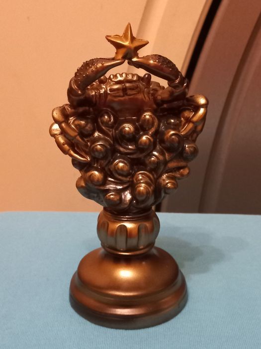 Статуетка НОВА годинник зодіак Рак