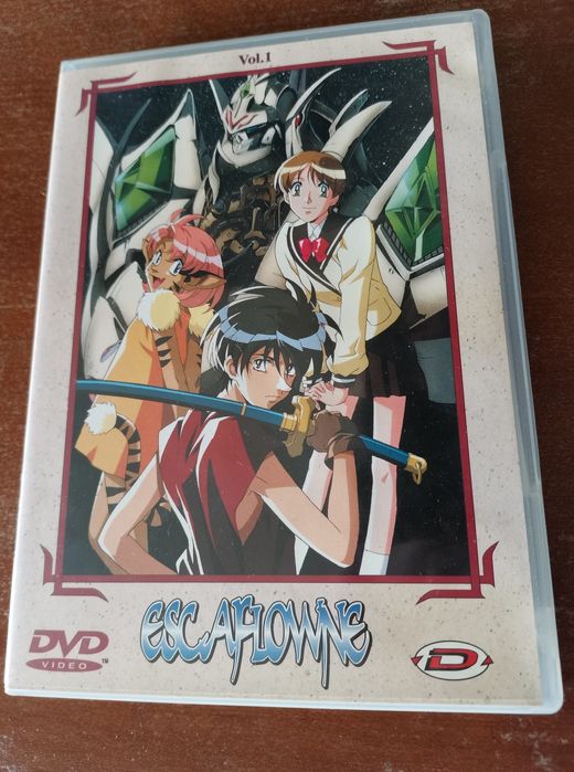 DVD Anime Conjunto de três volumes The Vision of Escaflowne