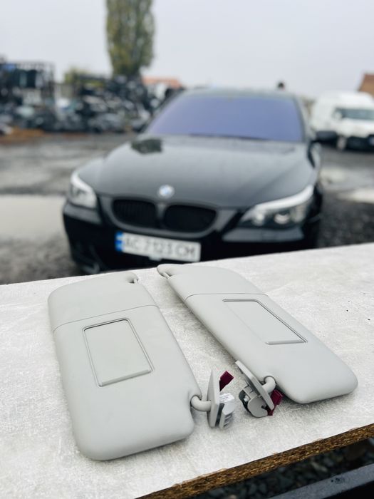 BMW E60 E61 сонцезахисні козирькі Сірі Козирьки