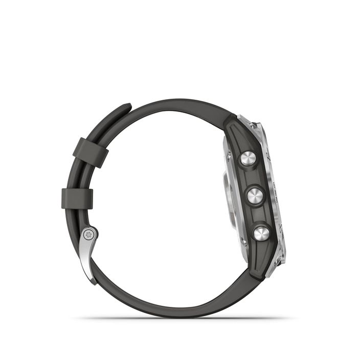SMARTWATHCH GPS GARMIN FENIX 7 PRATEADO E BRACELETE CINZENTA