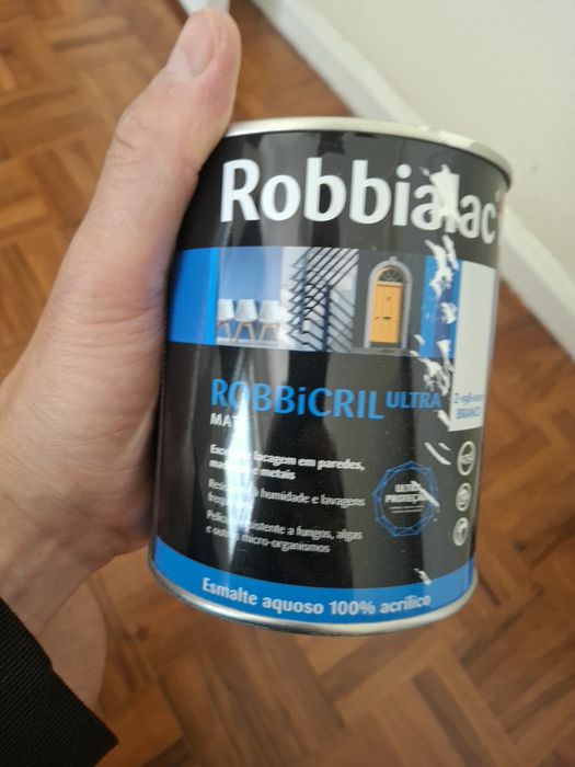 Tinta Robbialac - Robbicril Ultra Mate - 0,75 litro (x3)