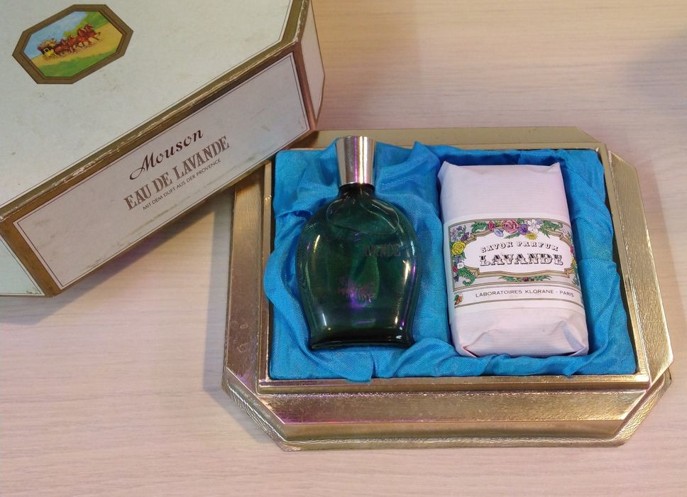 Парф. набір Mouson eau de Lavande (парфуми + мило) - вінтаж, рідкість