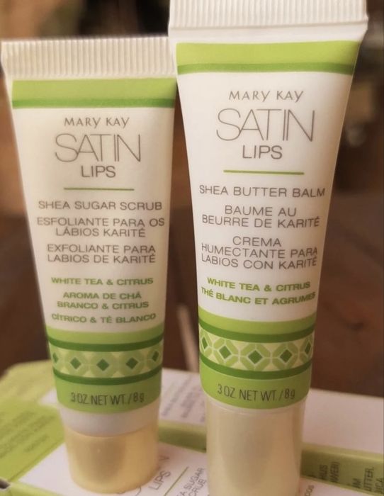 Nowy Zestaw Satin Lips White Tea & Citrus