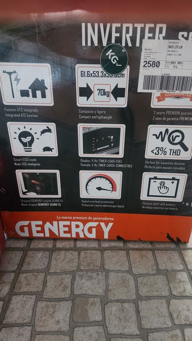 NOVO Gerador Genergy 7500W