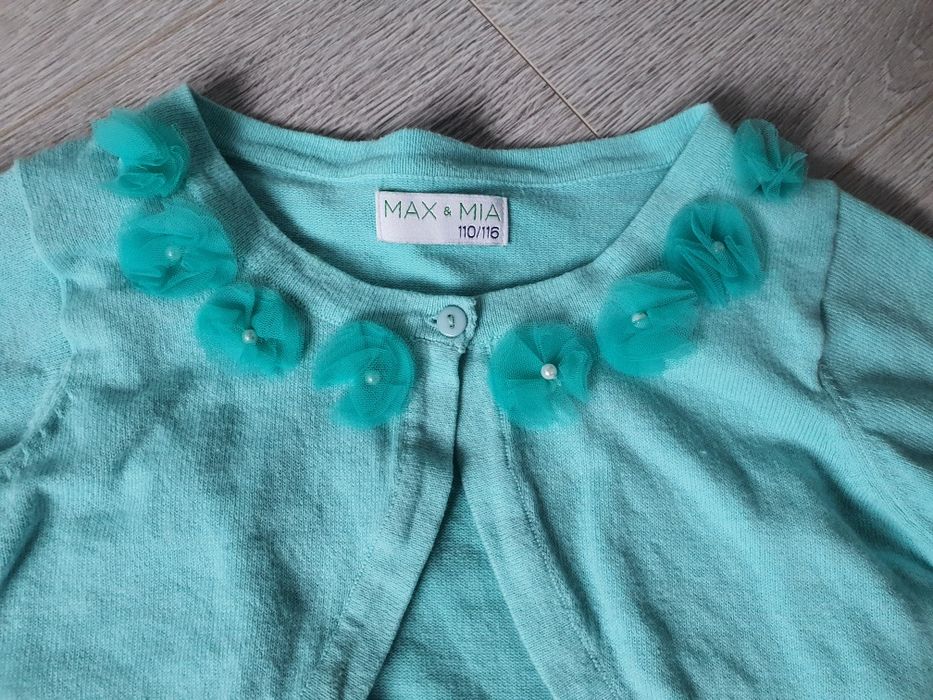 Sweter bolerko zielony