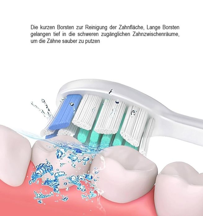 Zestaw 12 wymiennych głowic do szczoteczek do zębów Philips Sonicare