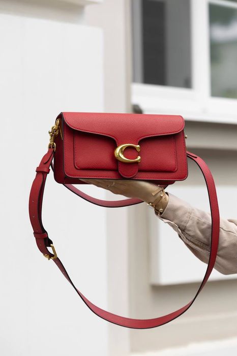 Сумка Coach / сумочка коач коуч червона