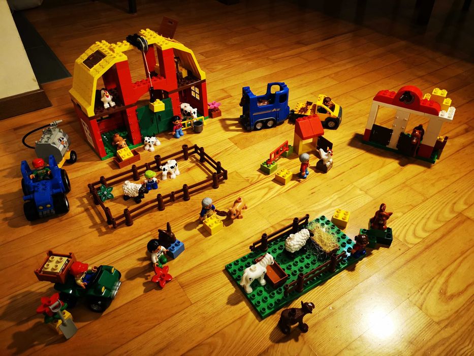 Lego Duplo klocki 7 zestawów o tematyce: farma , rolnictwo , wieś