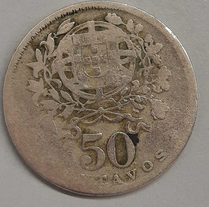 Moedas 50 centavos da República Portuguesa