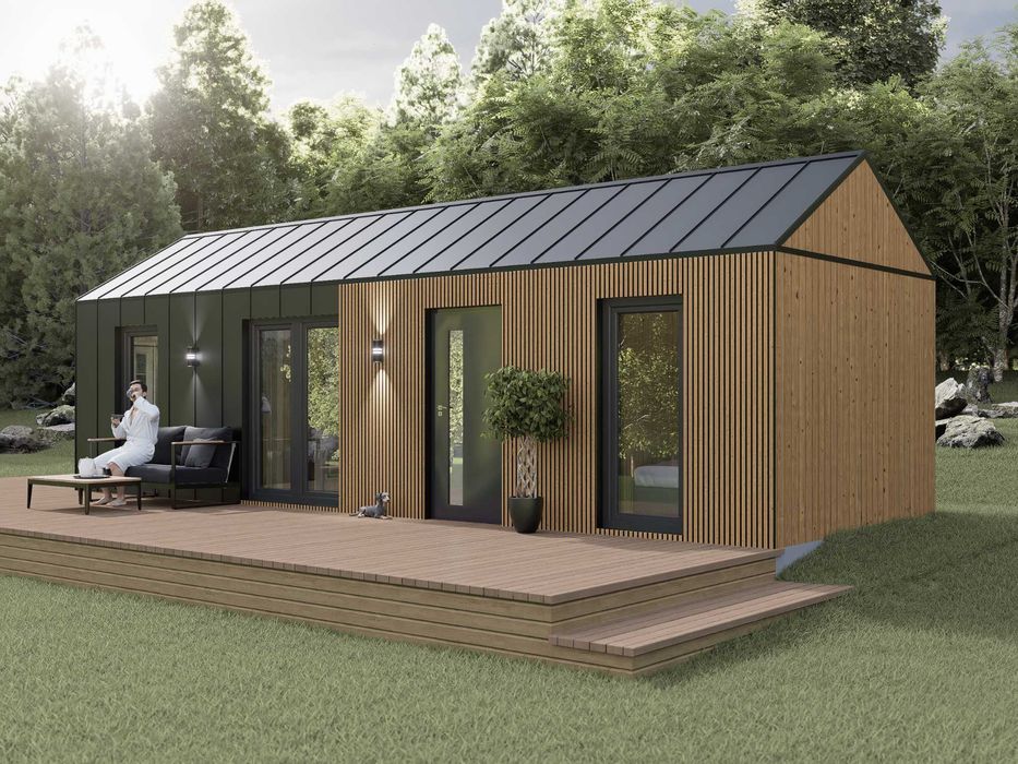 dom dla rodziny mobilny całoroczny ocieplony z transportem tiny house