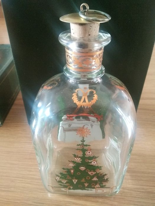 Holmegaard Christmas 1996 - Garrafa e 2 copos de licor