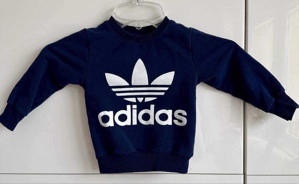 Bluza granatowa Adidas r. 2-3 latka