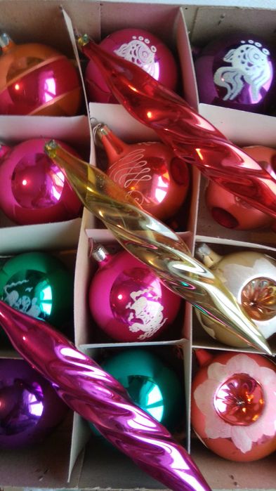 Игрушки на ёлку. СССР.