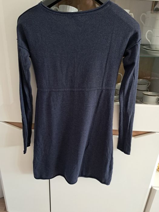 Sukienka H&M Mama S granatowa ciążowa. Stan bardzo dobry. Wygodna swet