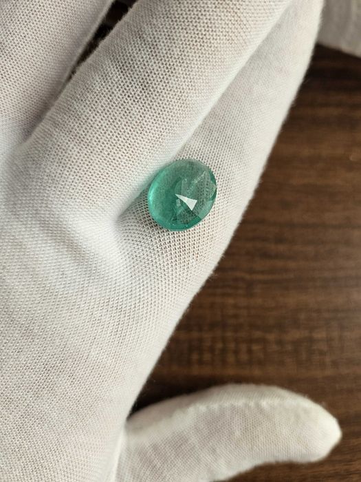 Naturalny szmaragd 8.04 carata - certyfikat IGI, Zambia Piękny kolor!