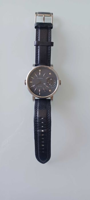 Relógio FOSSIL Arkitekt Dual Time FS-4244 em aço, pele, quartzo