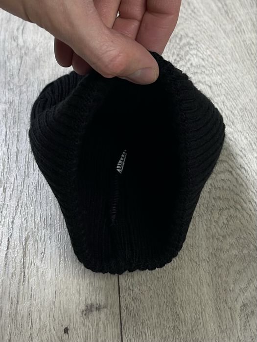 Stone Island шапка S размер вязаная демисезонная черная