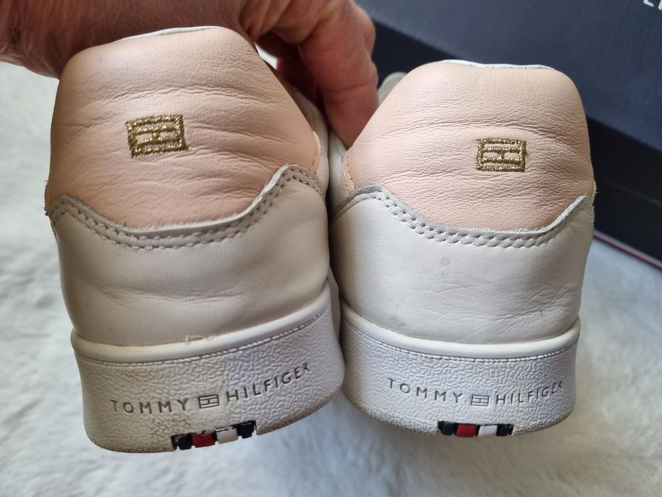 Tommy Hilfiger- sneakersy skórzane. Rozmiar  41