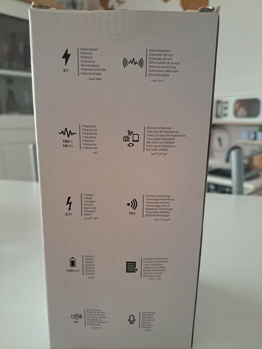 Microfone por wireless NOVO