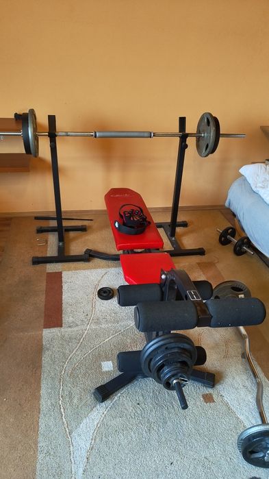 Ławka marbo semi pro, akcesoria. Drążek, poręcz stacjonarna, modlitewk