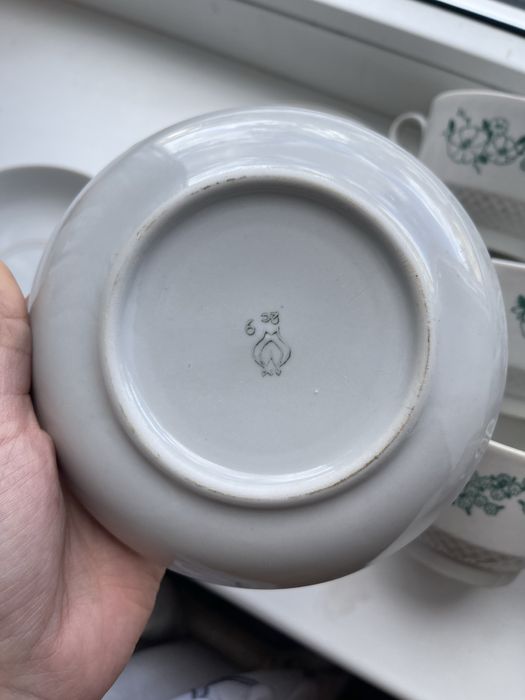 Набор чашек и блюдца, посуда ссср, чашки ссср, блюдца ссср