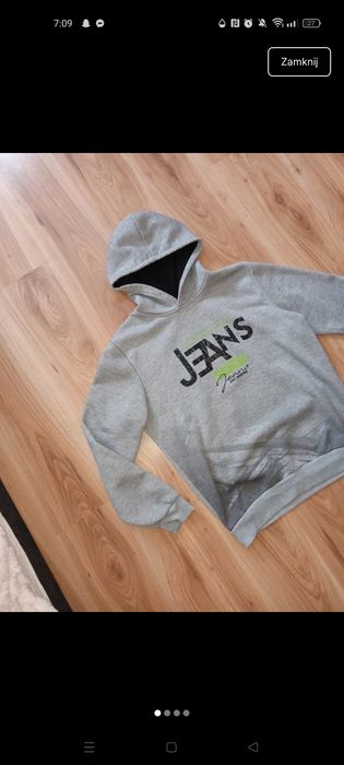 Szara bluza męska XXL