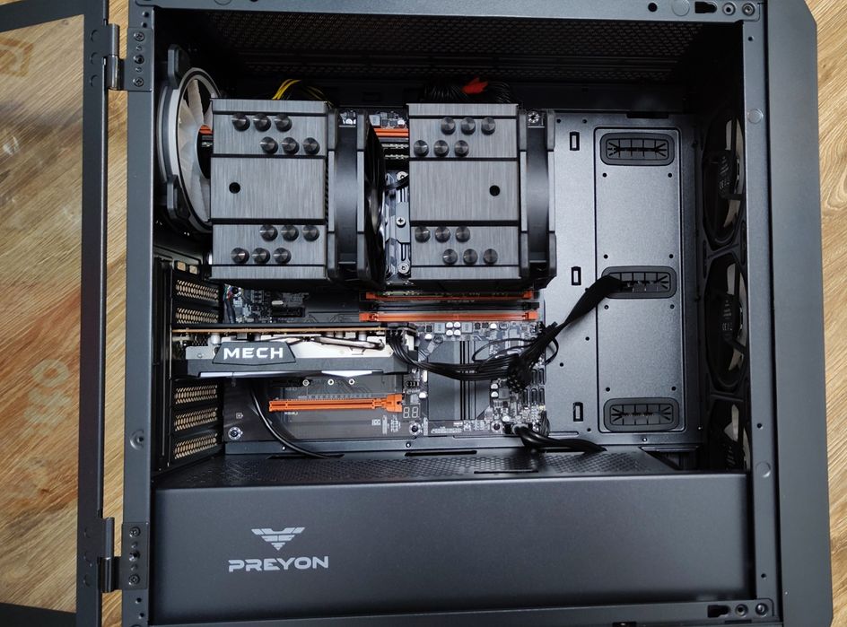 Wydajny komputer, 36 rdzeni, 64GB RAM, 1TB NVMe, RX6500XT