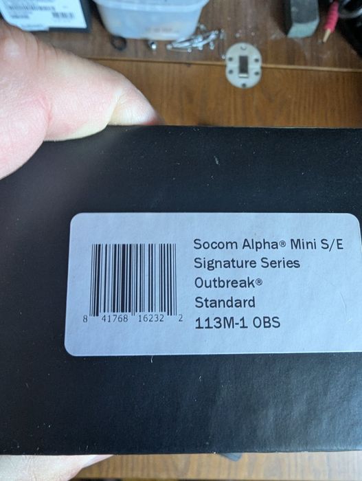 Microtech Socom Alpha , Out break, оригинал. М390