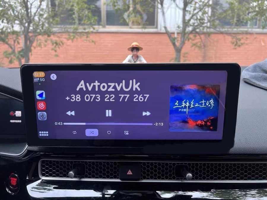 Магнітола Honda CIVIC 5D GPS USB Tesla Хонда Сівік CarPlay Андроїд 16