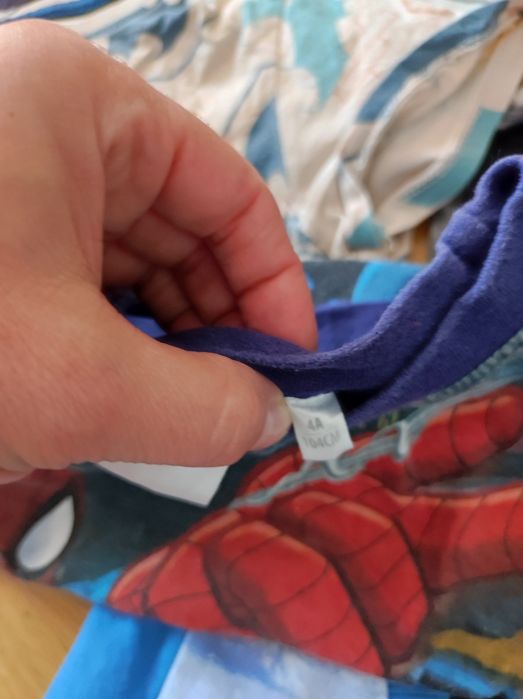 Paka ubranek Spiderman 104 smyk spodnie kurtka Softshell bluzki
