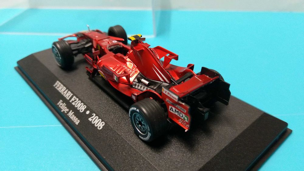 Ferrari F2008 #2 Felipe Massa - Vice Campeão F1 2008 - Atlas 1/43