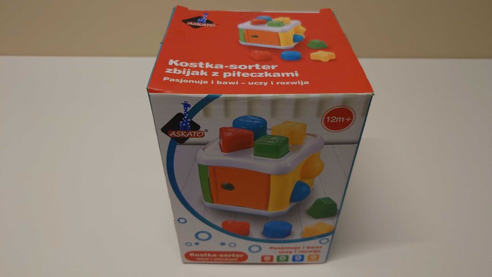 Interaktywna zabawka Askato - Kostka, sorter