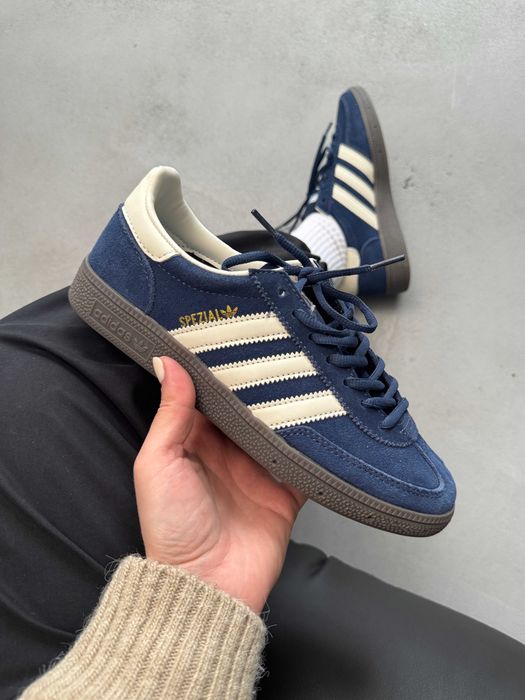 Мужские кроссовки Adidas Handball Spezial Indigo. Размеры 40-45