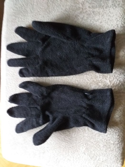 Męskie rękawiczki z polaru cienkie  L .