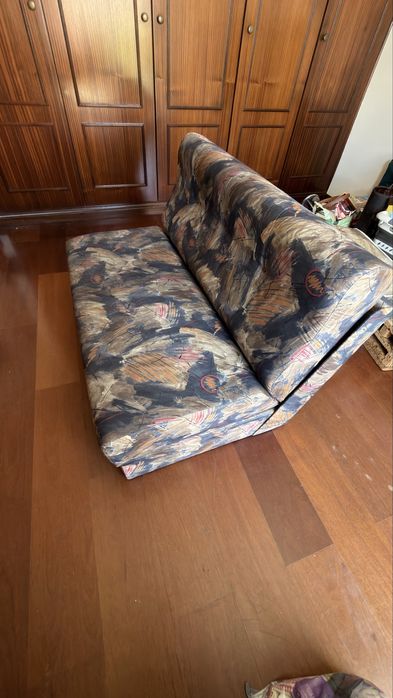 Conjunto com 2 sofas-cama