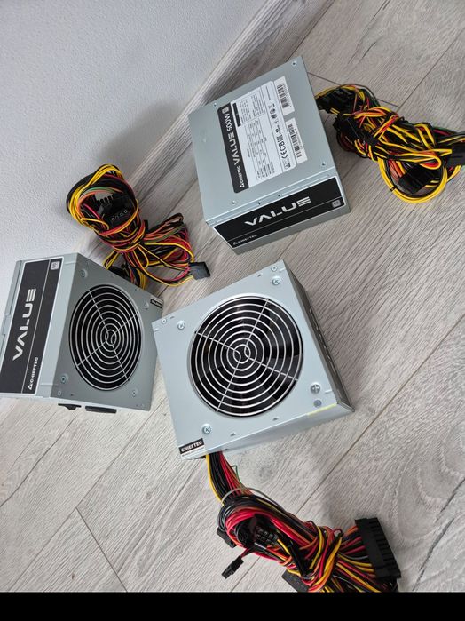 свіжий блок 500W Chieftec VALUE APB-500B8 (4+4 CPU\6+2 GPU). Trade-IN