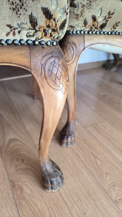 Komplet 8 krzeseł plus 2 fotele