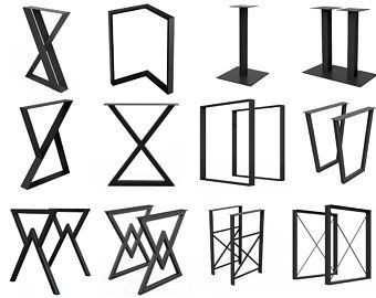 Фурнітура для столів ЛОФТ Ніжки для столів ЛОФТ Опори для столів ЛОФТ