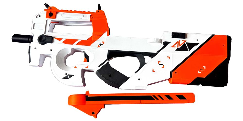 Игрушечный автомат P90 скин из Counter-Strike 2