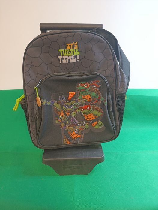 Mochila Tartarugas Ninja com trolley (nova)