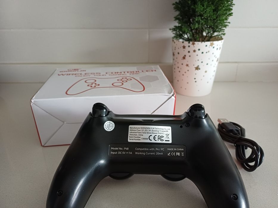 Comando PS4 wireless NOVO azul