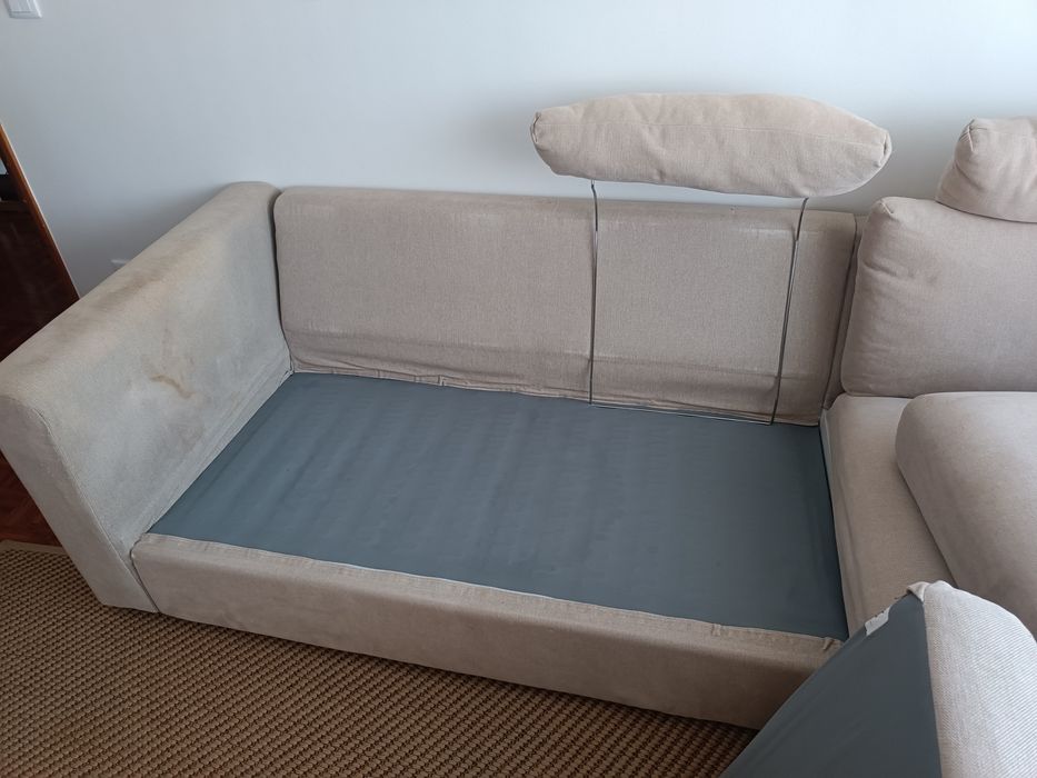 Sofá 3 lugares com chaise long