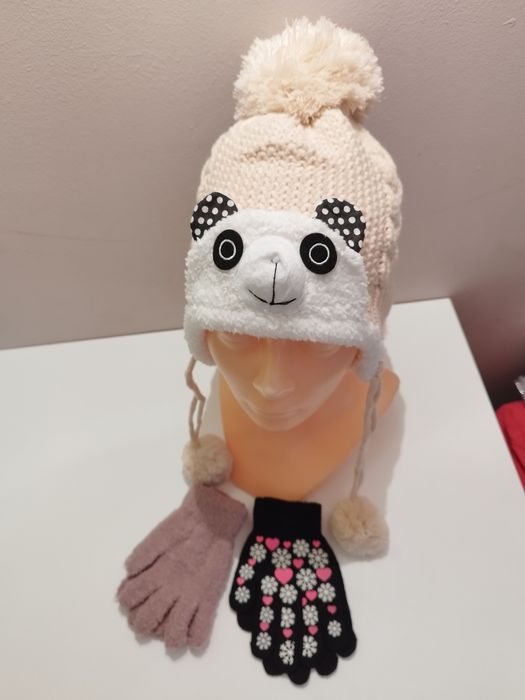 Zestaw czapka i 2 x rękawiczki