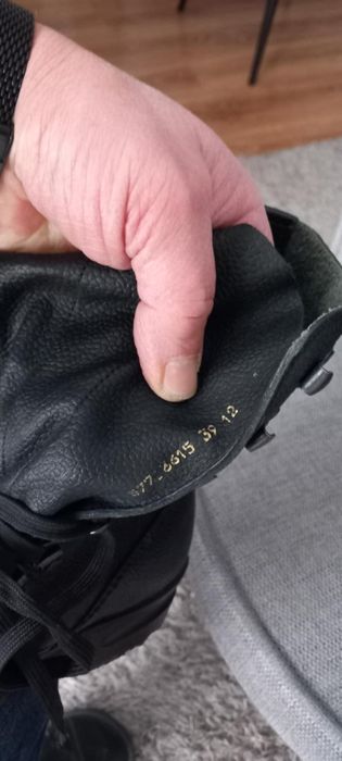 Skórzane buty/glany, r. 39